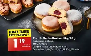 Biedronka Pączek z cukrem pudrem Słodka Kraina oferta