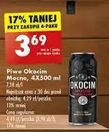 Biedronka Piwo Okocim Mocne Dubeltowe oferta