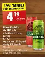 Biedronka Piwo Redd's Cranberry oferta