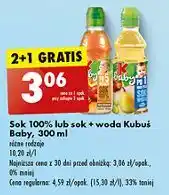 Biedronka Sok jabłko-gruszka Kubuś Baby oferta