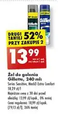 Biedronka Żel do golenia sensitive Gillette Series oferta