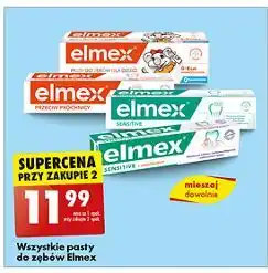 Biedronka Pasta do zębów dla dzieci 0-6 Elmex oferta