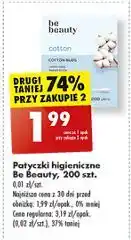 Biedronka Patyczki higieniczne Be Beauty oferta
