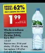Biedronka Woda niegazowana Żywiec Zdrój oferta