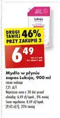 Biedronka Mydło w płynie rose petal & milk proteins - zapas Luksja Creamy oferta