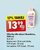 Biedronka Oliwka z nnkt (witaminą f) Bambino oferta