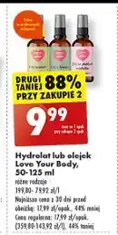 Biedronka Hydrolat róża Love Your Body oferta