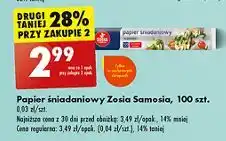 Biedronka Papier śniadaniowy Zosia Samosia oferta