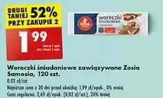 Biedronka Woreczki śniadaniowe wiązane Zosia Samosia oferta