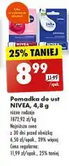 Biedronka Pomadka do ust original Nivea 24H Melt-In Moisture oferta