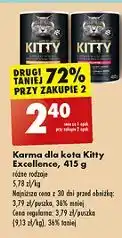 Biedronka Karma dla kota z indykiem Kitty Excellence oferta