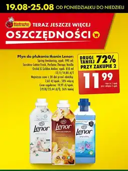 Biedronka Płyn do płukania cotton fresh Lenor Sensitive oferta
