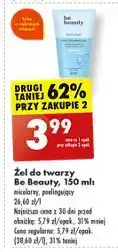 Biedronka Żel do mycia twarzy peelingujący Be Beauty oferta