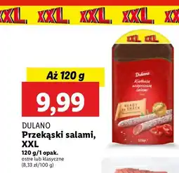 Lidl Kiełbasa wieprzowa salami ostra Dulano oferta