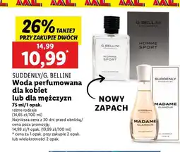Lidl Woda perfumowana Suddenly Madame Glamour oferta