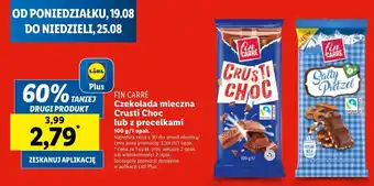 Lidl Czekolada ze słonymi preclami Fin Carre oferta