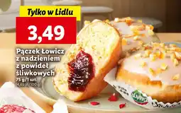 Lidl Pączek z powidłami śliwkowymi oferta