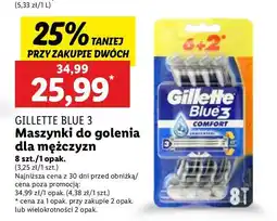 Lidl Maszynka do golenia Gillette Blue 3 Comfort oferta