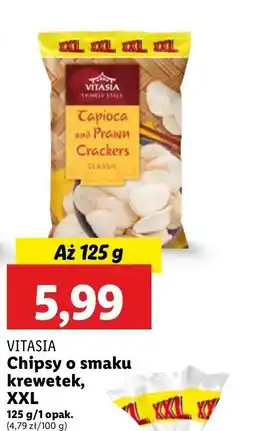 Lidl Prażynki krewetkowe o smaku przekąski z manioku Vitasia China oferta