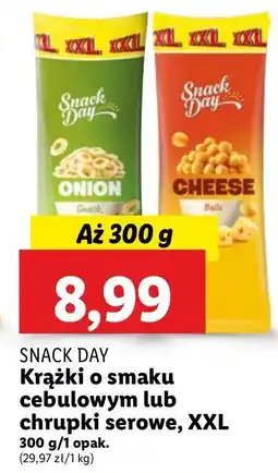 Lidl Chrupki cebulowe Snack Day oferta