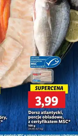 Lidl Dorsz atlantycki filet bez skóry Abramczyk oferta