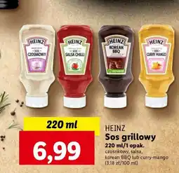 Lidl Sos curry mango Heinz oferta