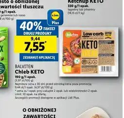 Lidl Chleb low carb Balviten oferta