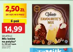 Lidl Lody favourite's mix Gelatelli oferta