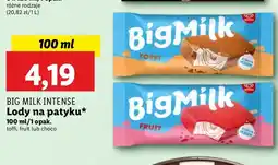 Lidl Lód toffi intense Algida Big Milk oferta