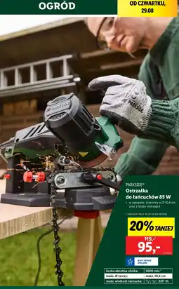 Lidl Ostrzałka do łańcuchów psg 85 c2 Parkside oferta