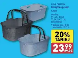 ALDI Koszyk na pranie 55.5 x 28 37 cm Home Creation oferta
