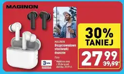 ALDI Słuchawki bezprzewodowe białe Maginon oferta