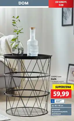 Lidl Stolik 40 x 46 cm Livarno Home oferta