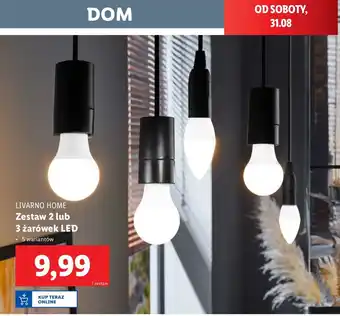 Lidl Żarówki led e27 7.3 w Livarno Home oferta