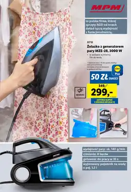 Lidl MPM Żelazko z generatorem pary MZE-28 oferta