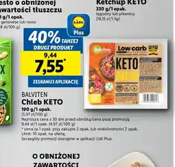 Lidl Chleb low carb Balviten oferta