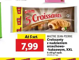 Lidl Rogalik z nadzieniem orzechowo-kakaowym Maitre jean pierre oferta