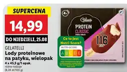 Lidl Lody classic Gelatelli protein oferta