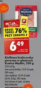 Biedronka Kiełbasa krakowska parzona Kraina wędlin oferta