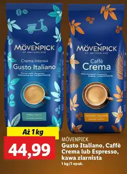 Lidl Kawa Movenpick caffe crema oferta