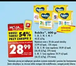 Biedronka Mleko 3r Bebiko junior oferta