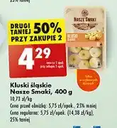 Biedronka Kluski ślaskie Nasze smaki oferta
