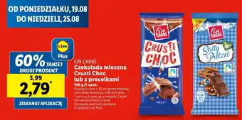 Lidl Czekolada ze słonymi preclami Fin carre oferta