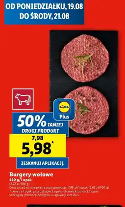 Lidl Burger wołowy Rzeźnik codzienna dostawa oferta