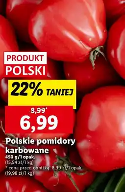 Lidl Pomidory karbowane polskie oferta