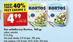 Biedronka Kortos ser sałatkowy Turek naturek Turek 123 oferta