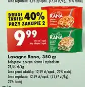 Biedronka Lasagne ricotta e spinaci Giovanni rana oferta