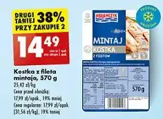 Biedronka Mintaj kostka Abramczyk oferta