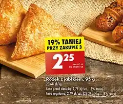 Biedronka Rożek z jabłkiem oferta