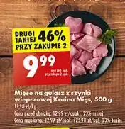 Biedronka Mięso na gulasz z szynki Kraina mięs oferta